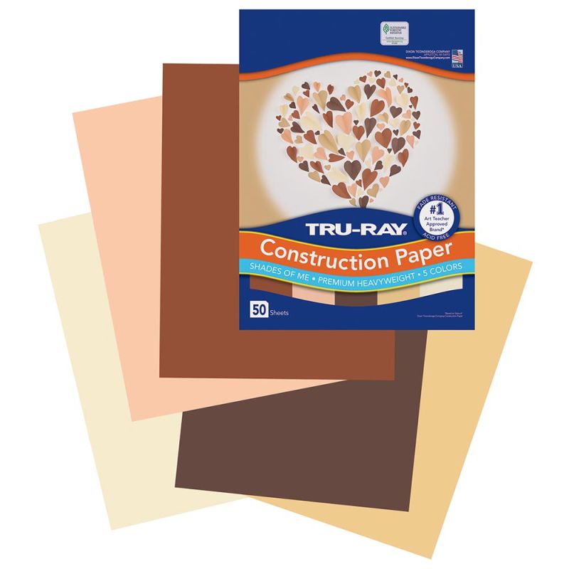 TRU-RAY® CONSTRUCTION PAPER 9 X 12 YELLOW COLOR, 50 SHEET