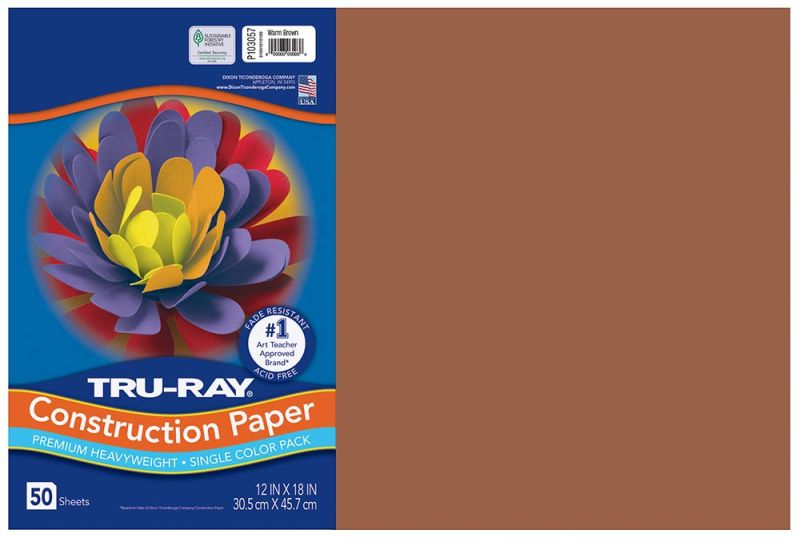 Colorations® Light Brown 12 x 18 Heavyweight Construction Paper