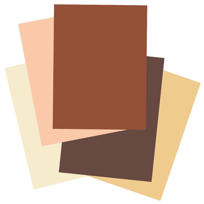 Construction Paper Shades of Me 9 in x 12 in, 50 Sheets - Tru-Ray