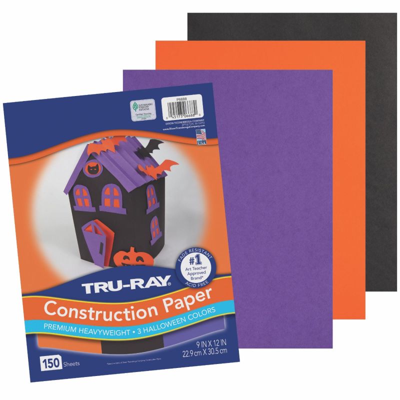 Construction Paper Halloween Assortment - Tru-Ray