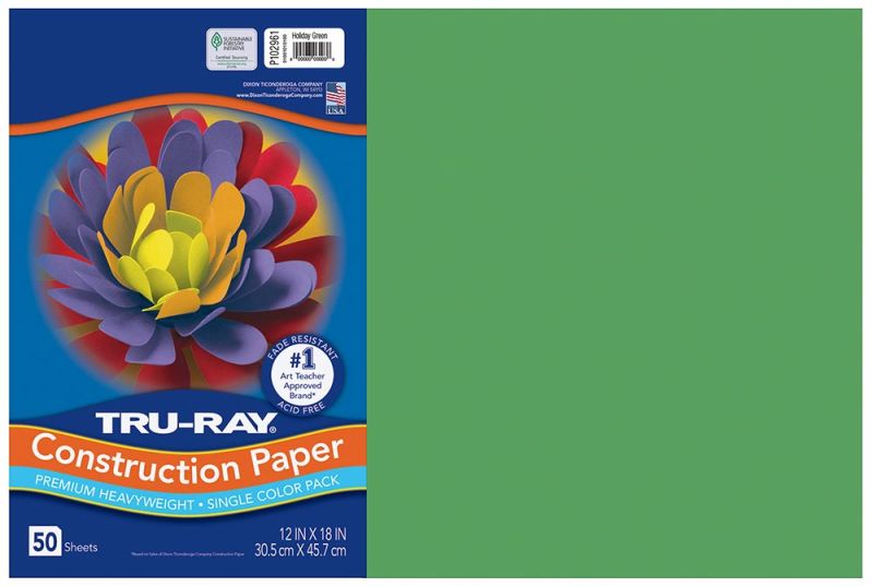 Construction Paper Green - Tru-Ray